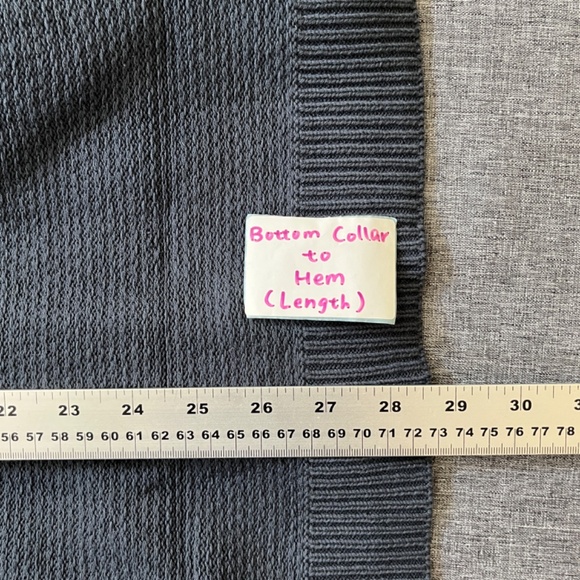 Marine Layer Nate Cotton Cardigan Sweater - Men's Size L - Gray Blend - Picture 11 of 12